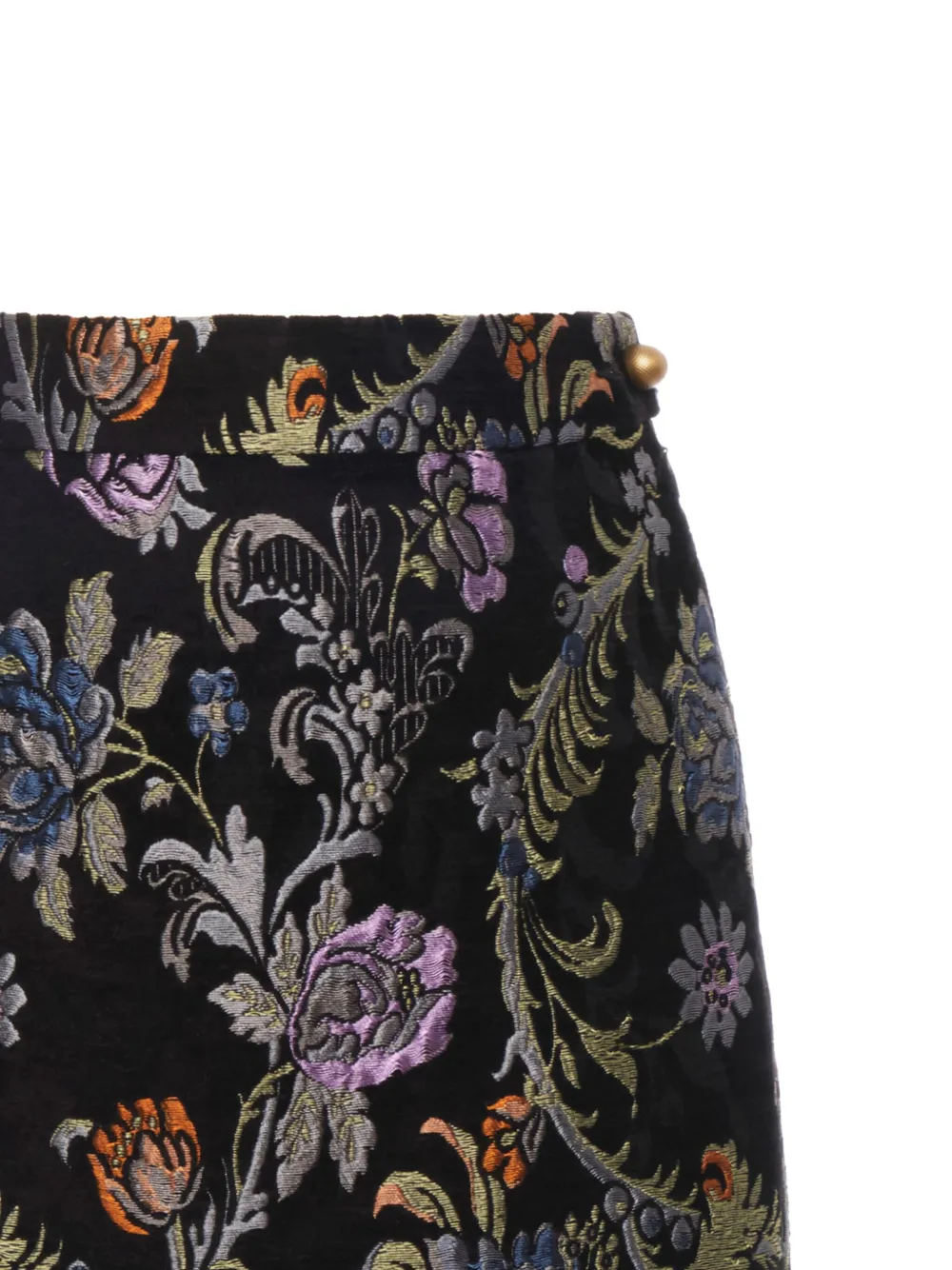 Chloé Mini-rok met bloemenjacquard - Zwart