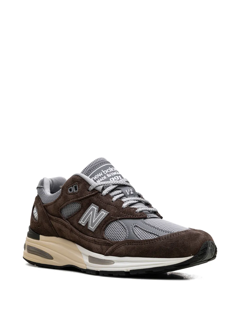New Balance سنيكر 991v1 بشارة شعار الماركة | سنيكرز بدون رقبة | Image 2