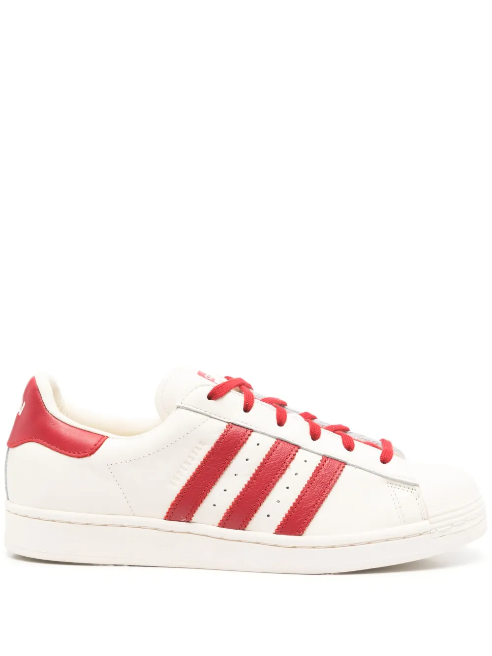 Adidas Originals X Avavav Superfinger Superstar Buckle-detail Sneakers In White