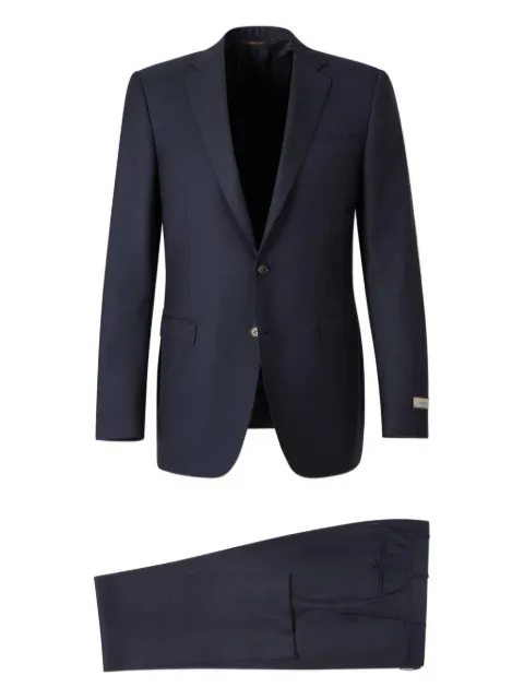 Canali notched-lapel single-breasted suit