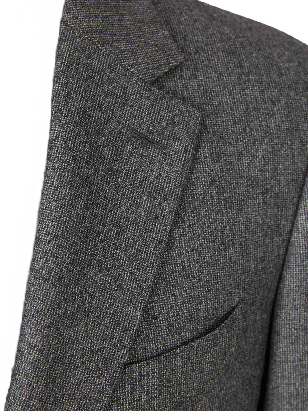 Canali Notched-lapel Single-breasted Suit In Gray