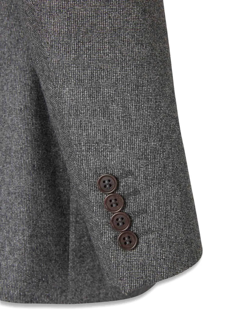 Canali Notched-lapel Single-breasted Suit In Gray