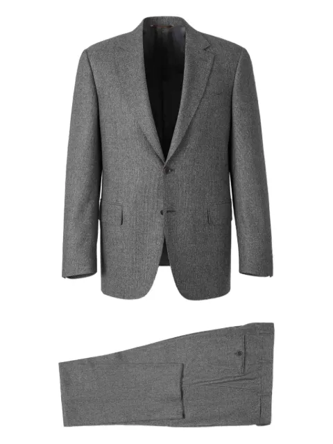 Canali notched-lapel single-breasted suit