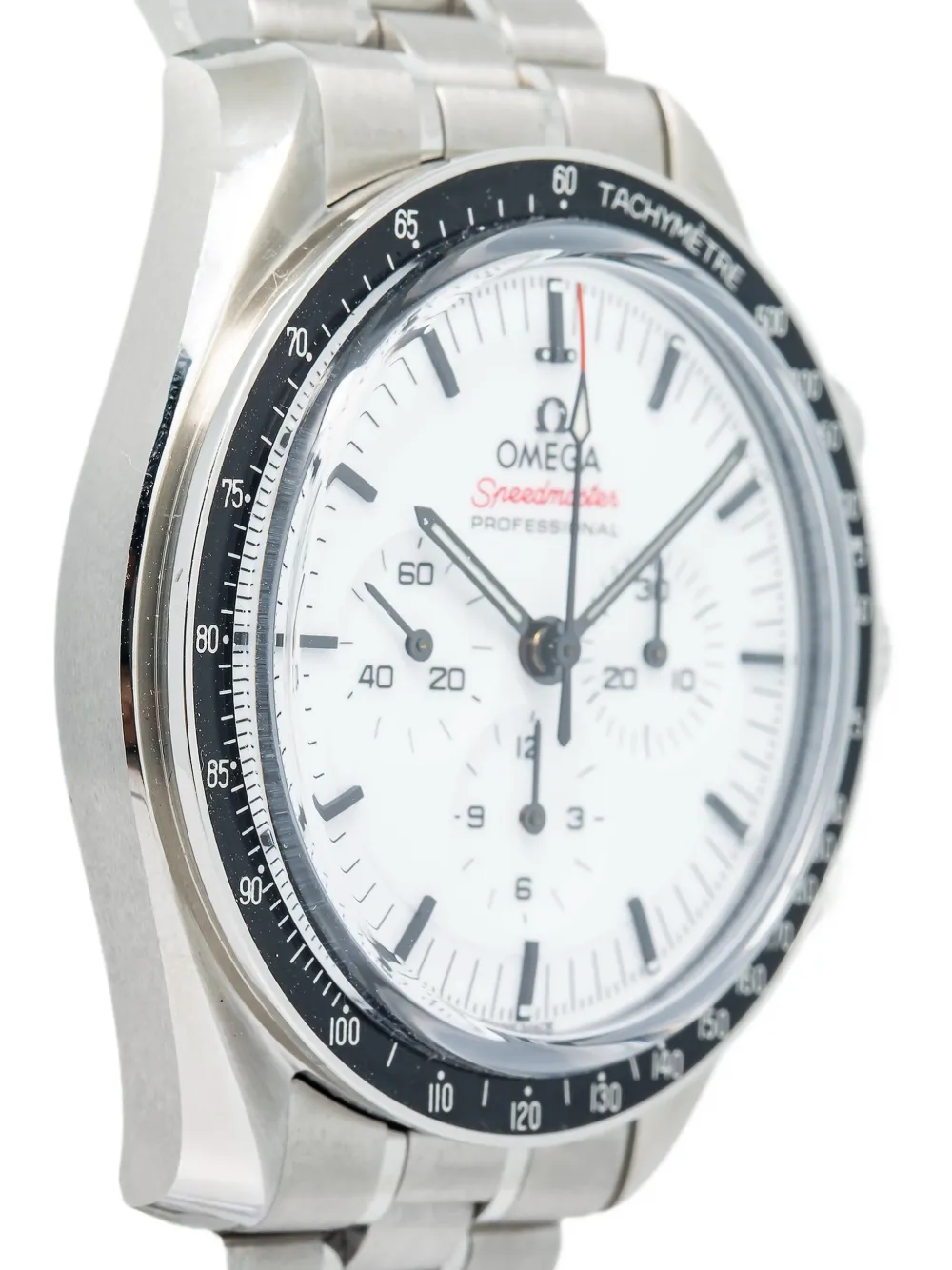 Pre-owned Omega Speedmaster Moonwatch Professional 42mm In White
