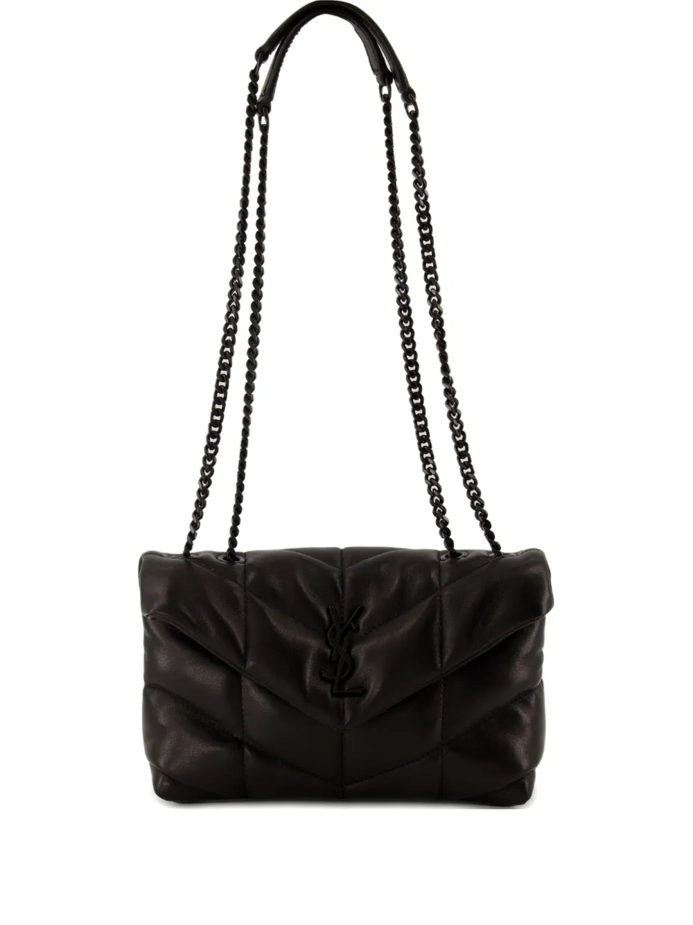Saint Laurent Puffer Toy leather shoulder bag - ブラック Saint Laurent Puffer Toy leather shoulder bag - ブラック