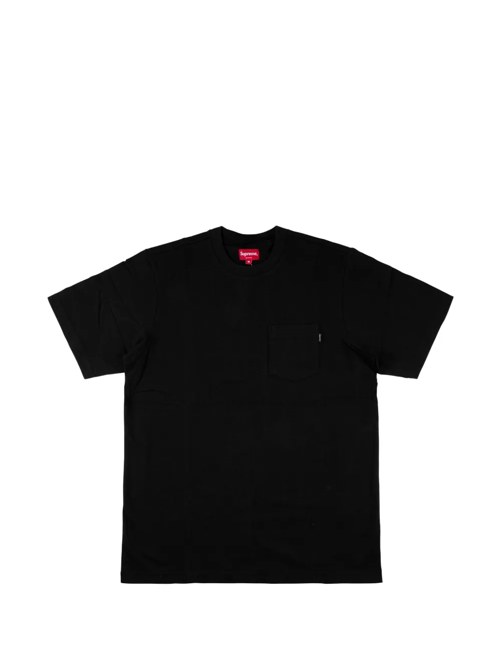 Supreme chest-pocket "Black" T-shirt - Schwarz