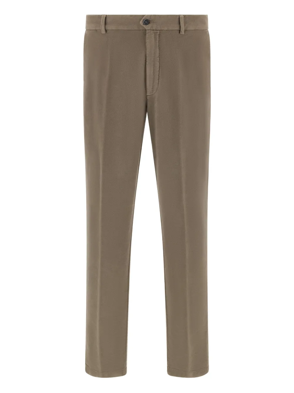 Boggi Milano garment-dyed stretch trousers - Marrone