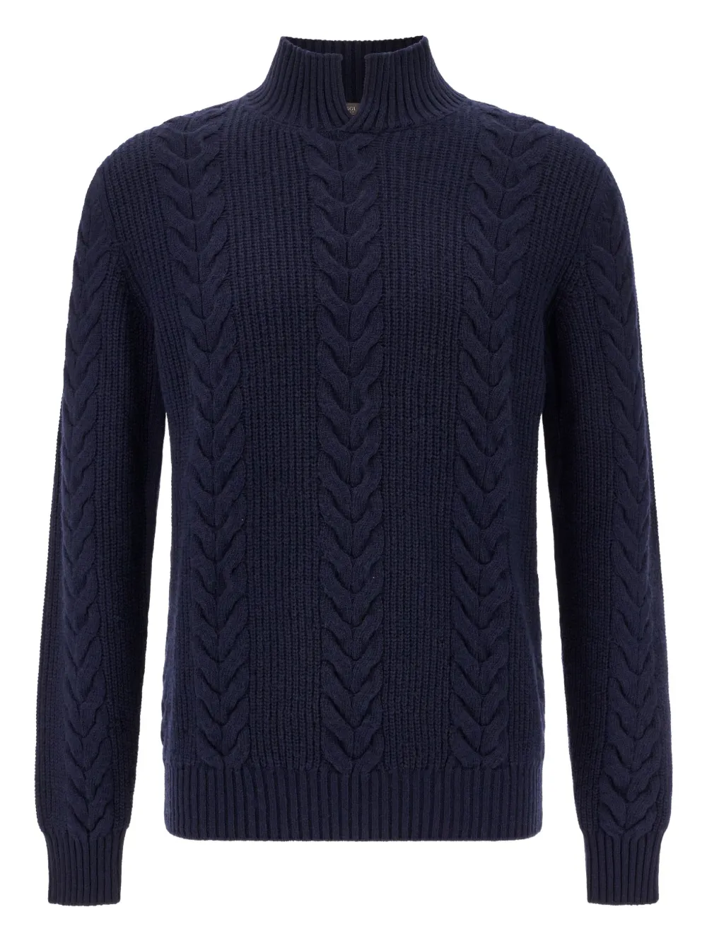 Boggi Milano cable-knit pullover - Blu