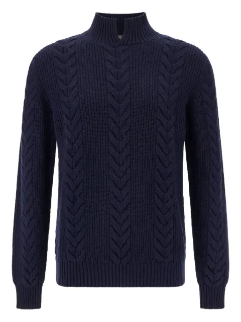 Boggi Milano cable-knit pullover