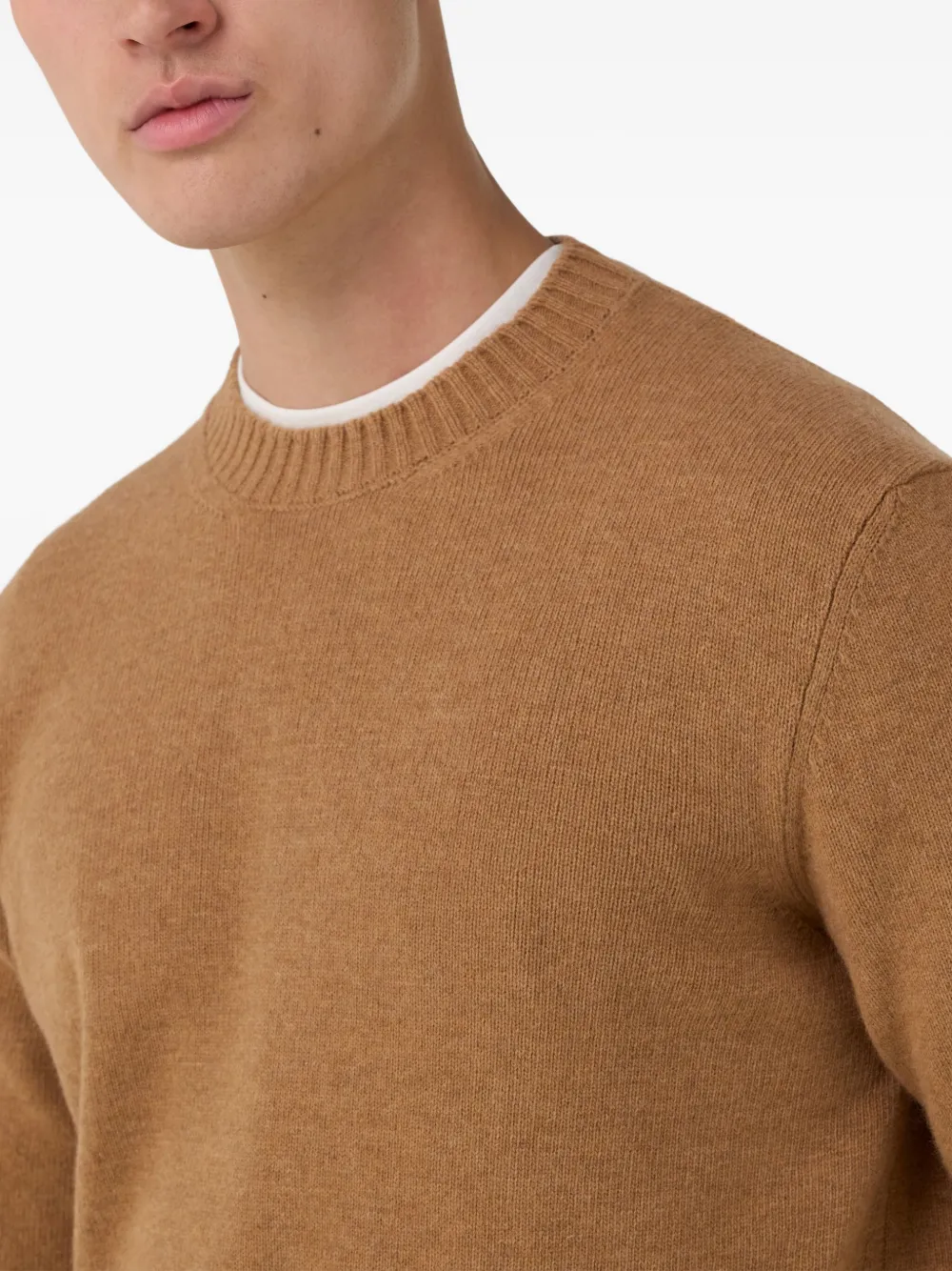 Boggi Milano Trui met ronde hals Bruin