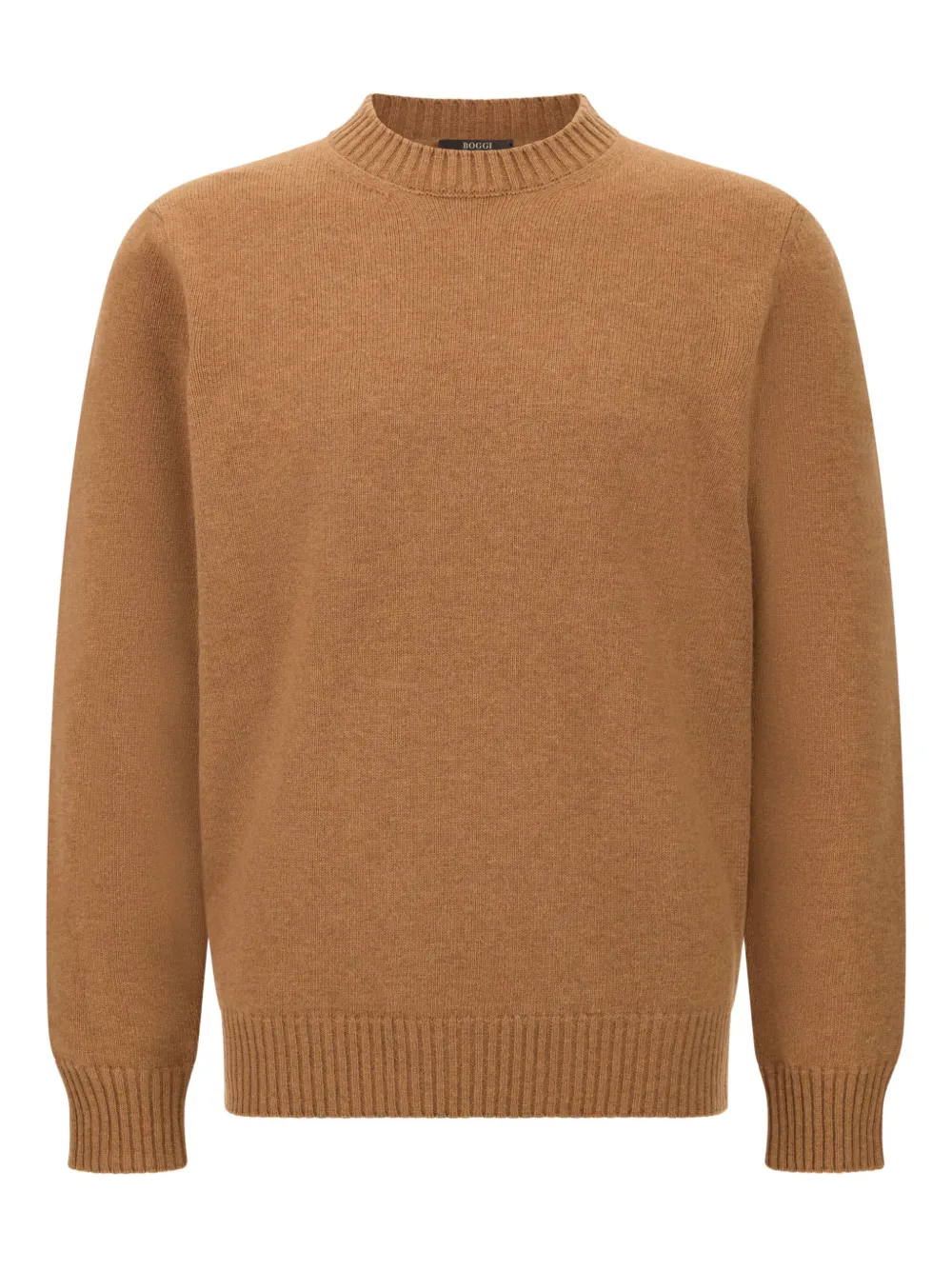 Boggi Milano suéter con cuello redondo | marrón | Image 1