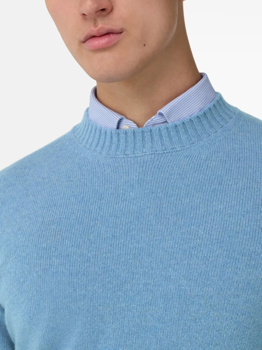 Boggi Milano Trui met ronde hals Blauw