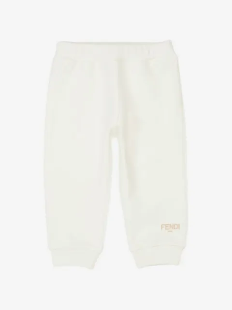Fendi Kids logo detail tracksuit bottoms