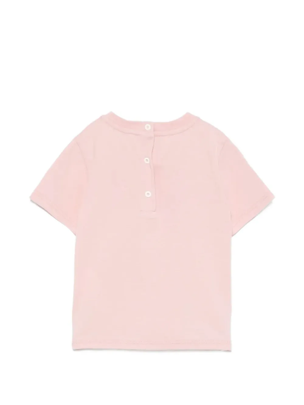 Fendi Kids T-shirt met logo Roze