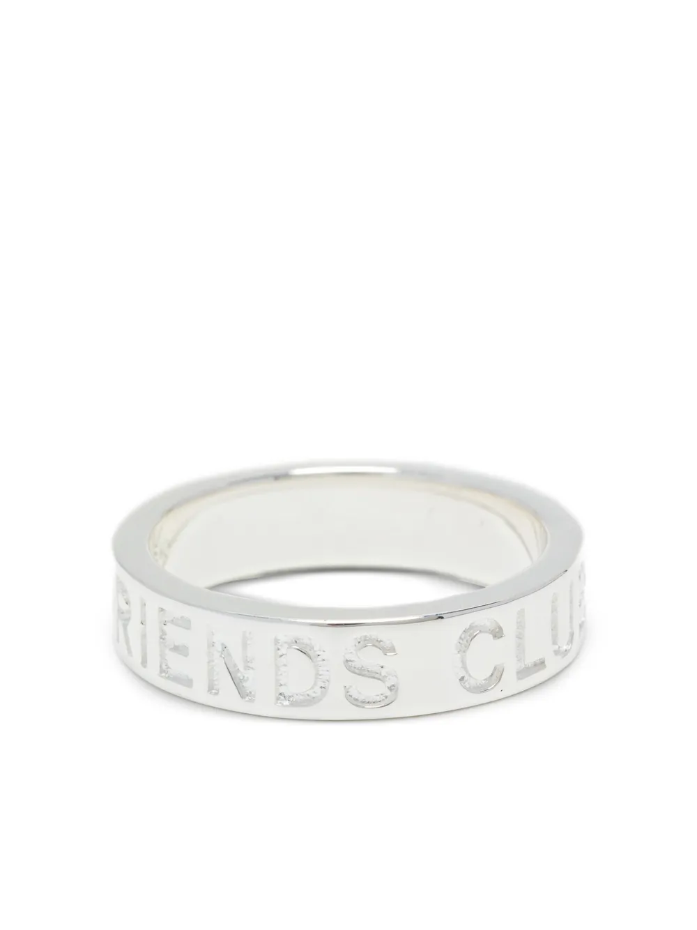 Stolen Girlfriends Club Clean Logo Ring In Metallic
