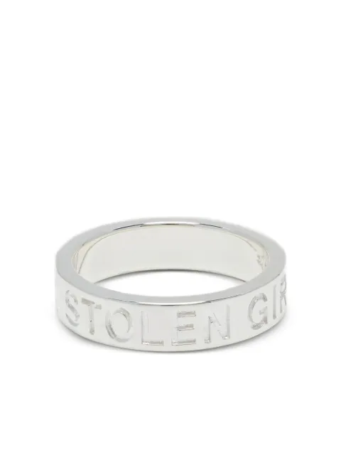 Stolen Girlfriends Club clean logo ring