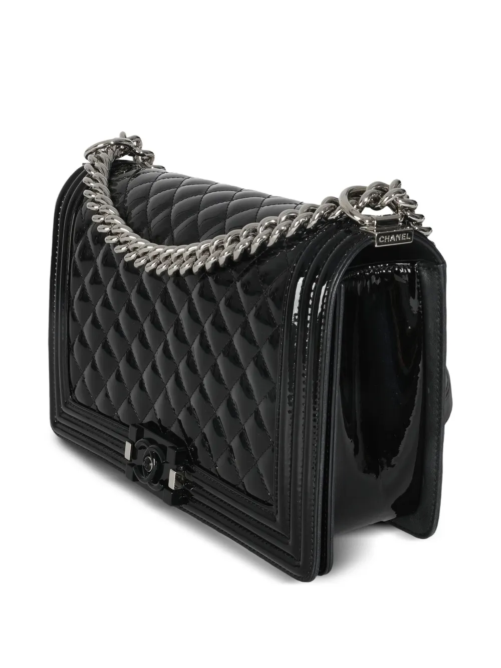 CHANEL Pre-Owned 2014-2015 quilted chain cross body bag | Men | Image 2
