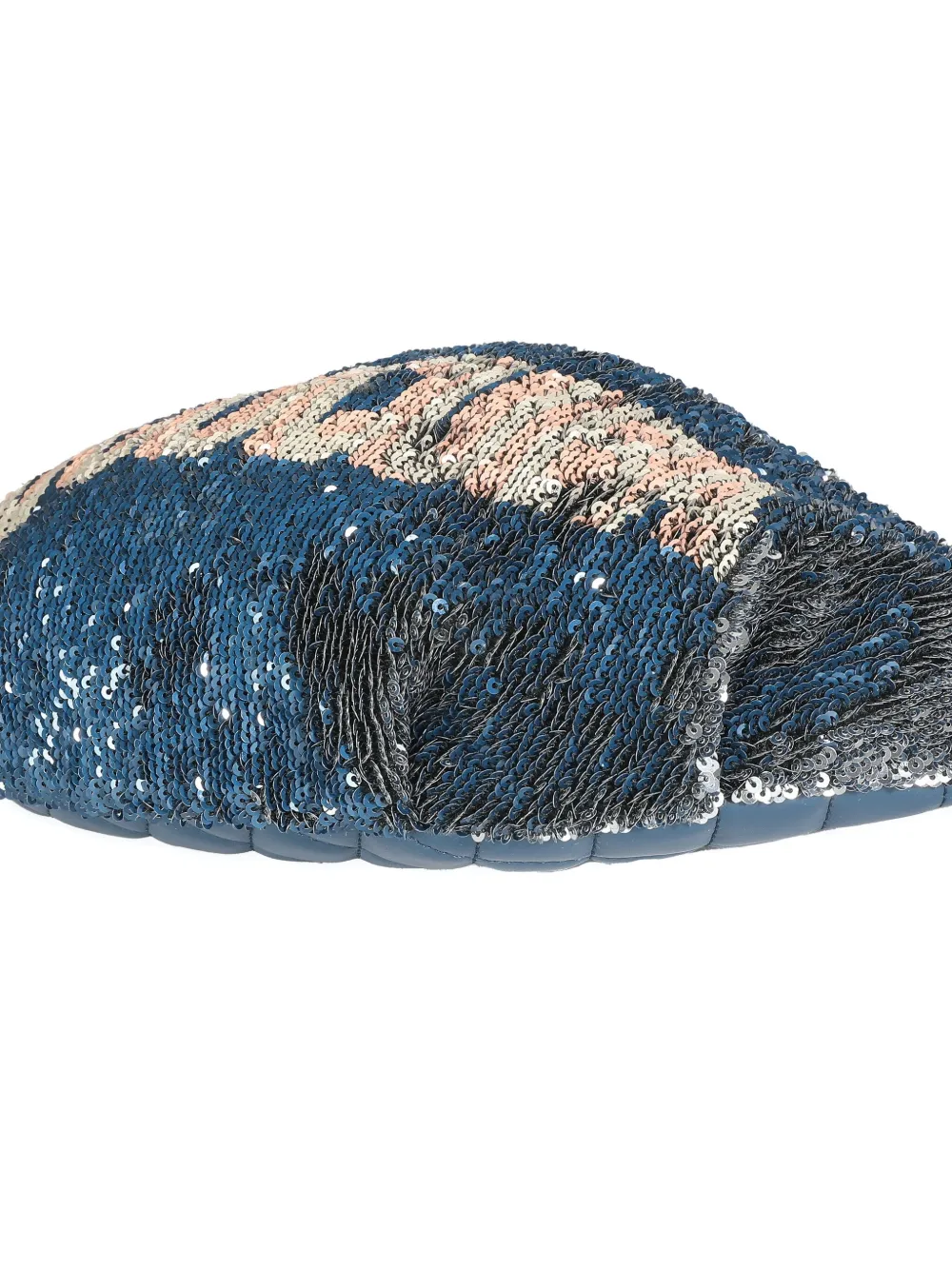 Pre-owned Chanel 2016-2017 Mini Chain Belt Bag In Blue