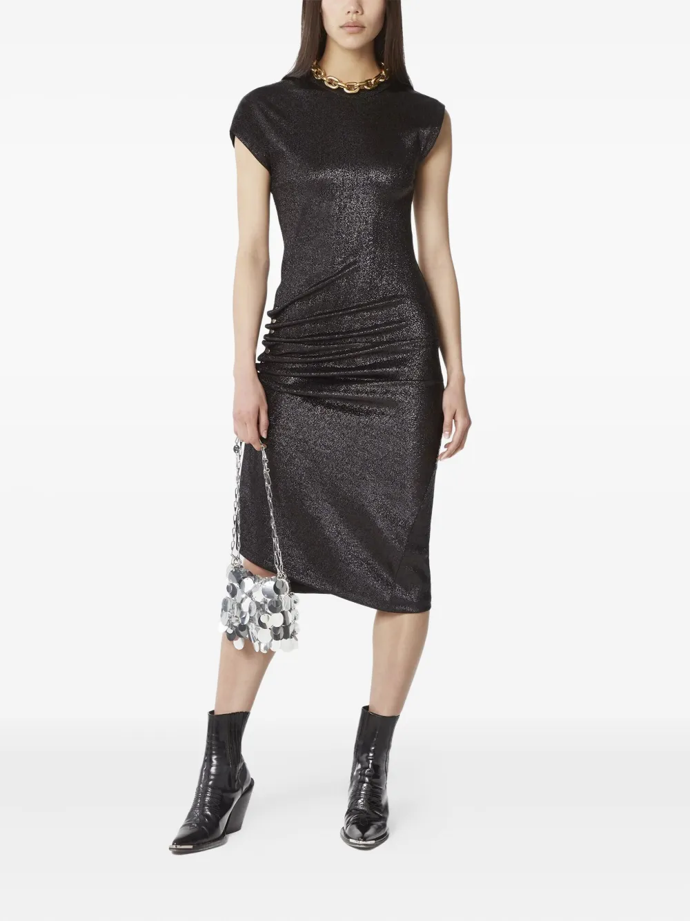 Rabanne Sparkle multi-layered chain mini bag | Mini Bags | Image 2