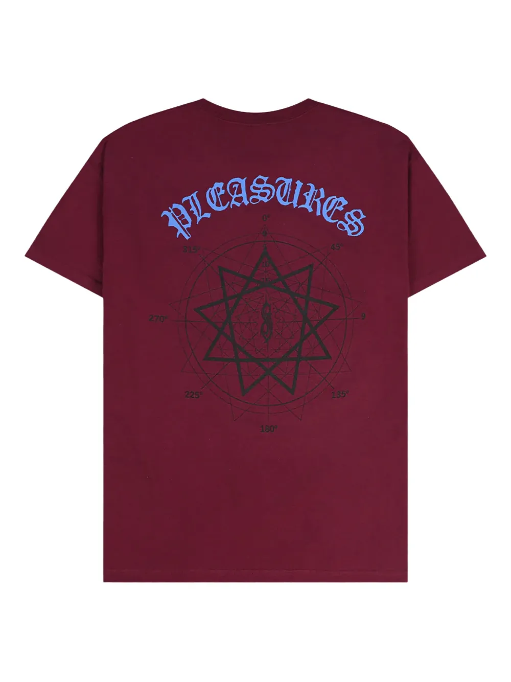 Pleasures compass short-sleeve t-shirt - Rood