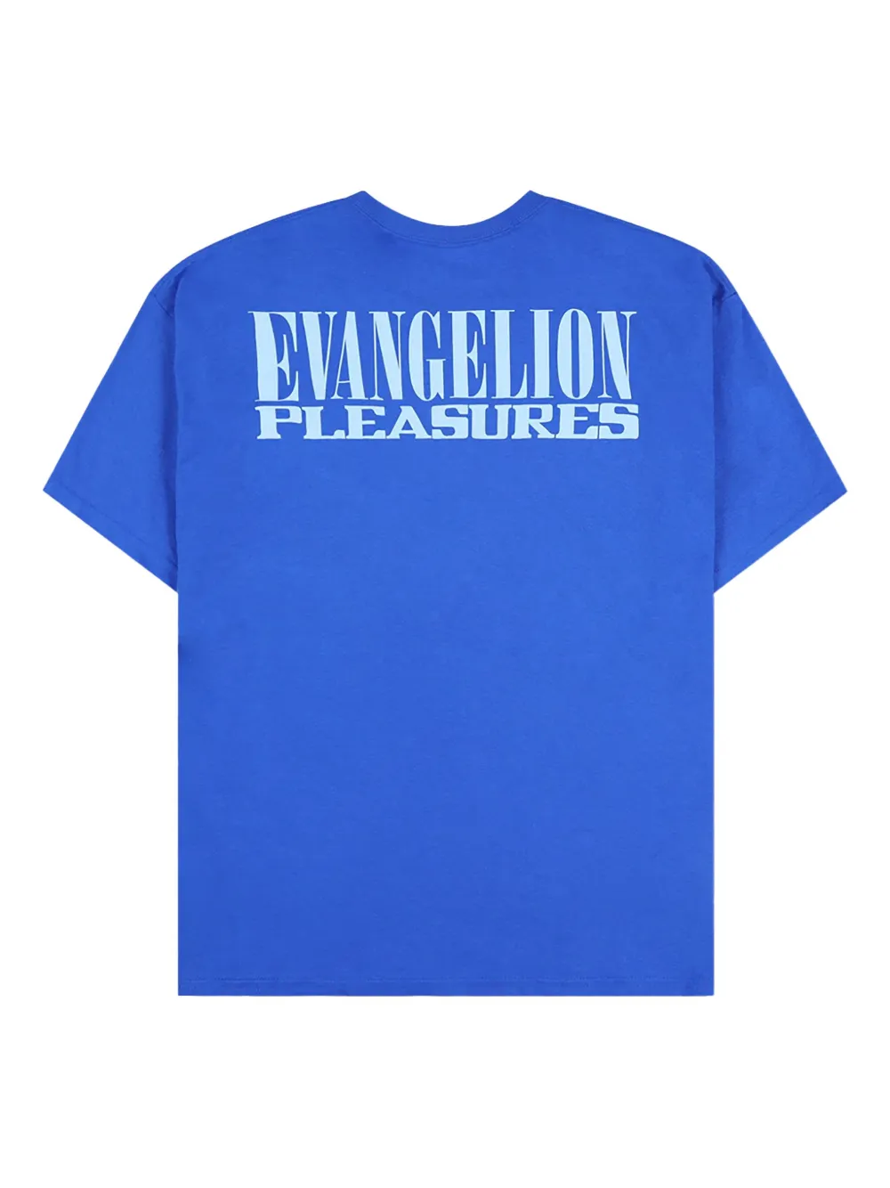 Pleasures x Evangelion Rei short-sleeve T-shirt - Blauw