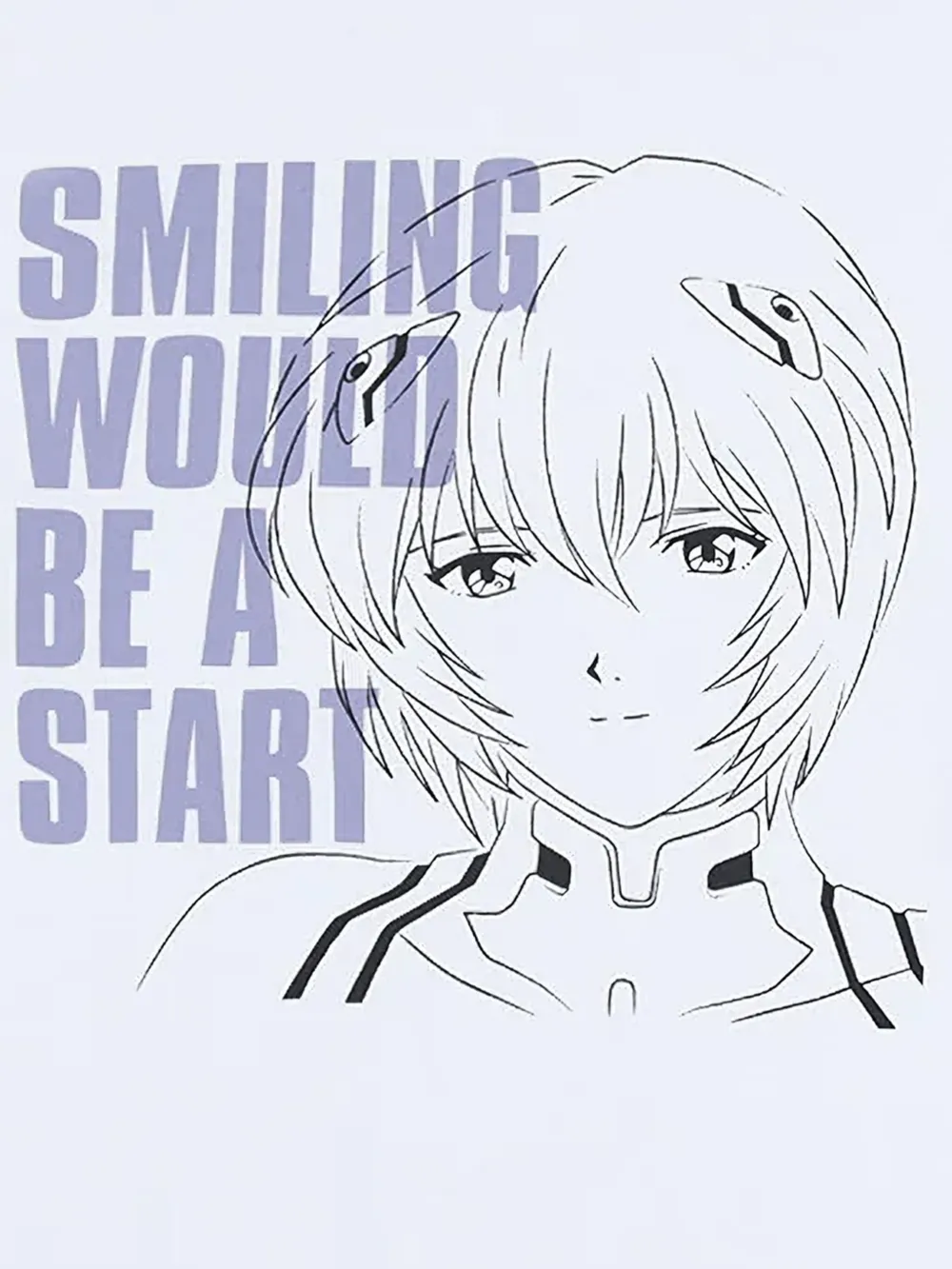 Pleasures playera manga corta Smiling en colaboración con Evangelion | Image 2