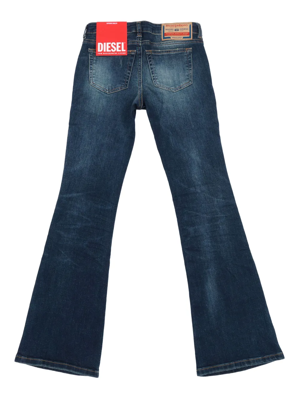 Diesel Faded-effect Jeans In Blue