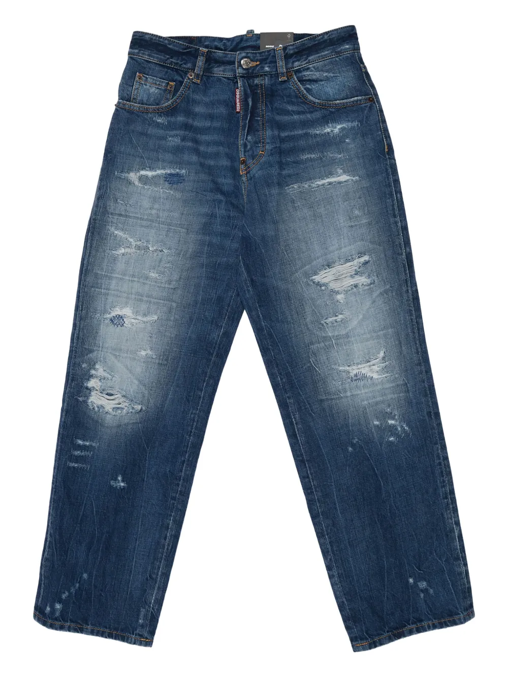 DSQUARED2 KIDS vaqueros con efecto envejecido | azul | Image 1