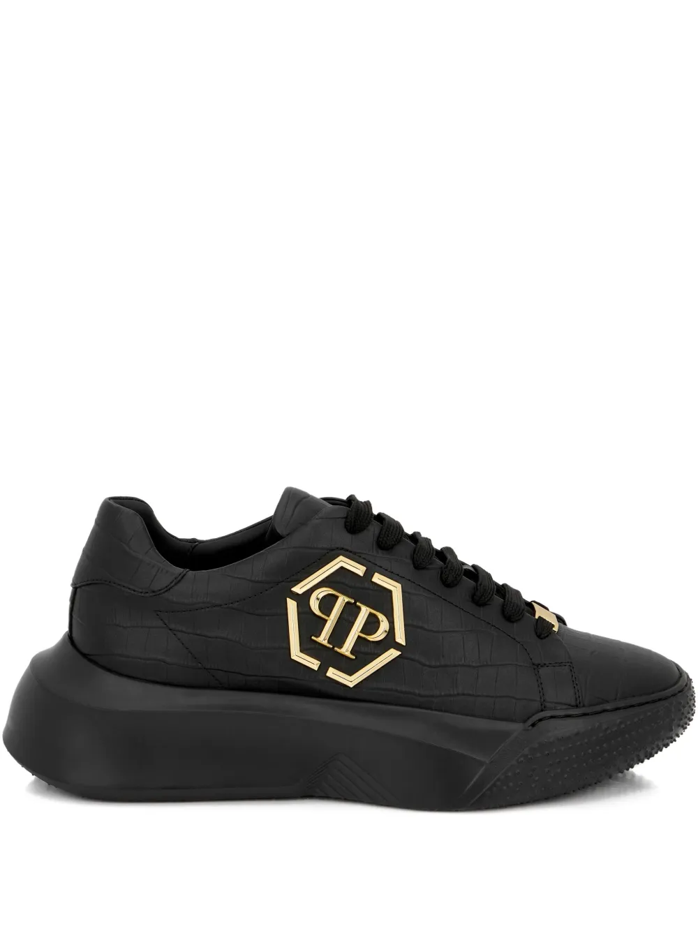 Philipp Plein Sneakers Crocco Godzilla - Nero