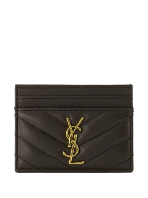 Saint Laurent Cassandre matelassé leather cardholder