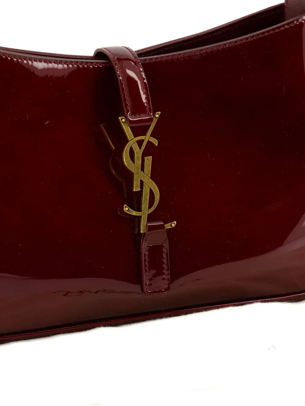 Saint Laurent Logo Tote Bag In Red