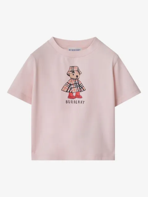 Burberry Kids playera Con Logo