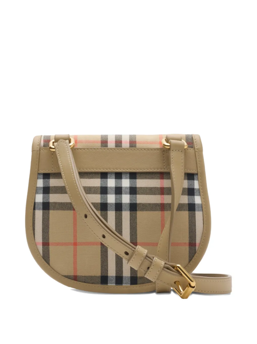 Burberry Kids Geruite crossbodytas - Beige