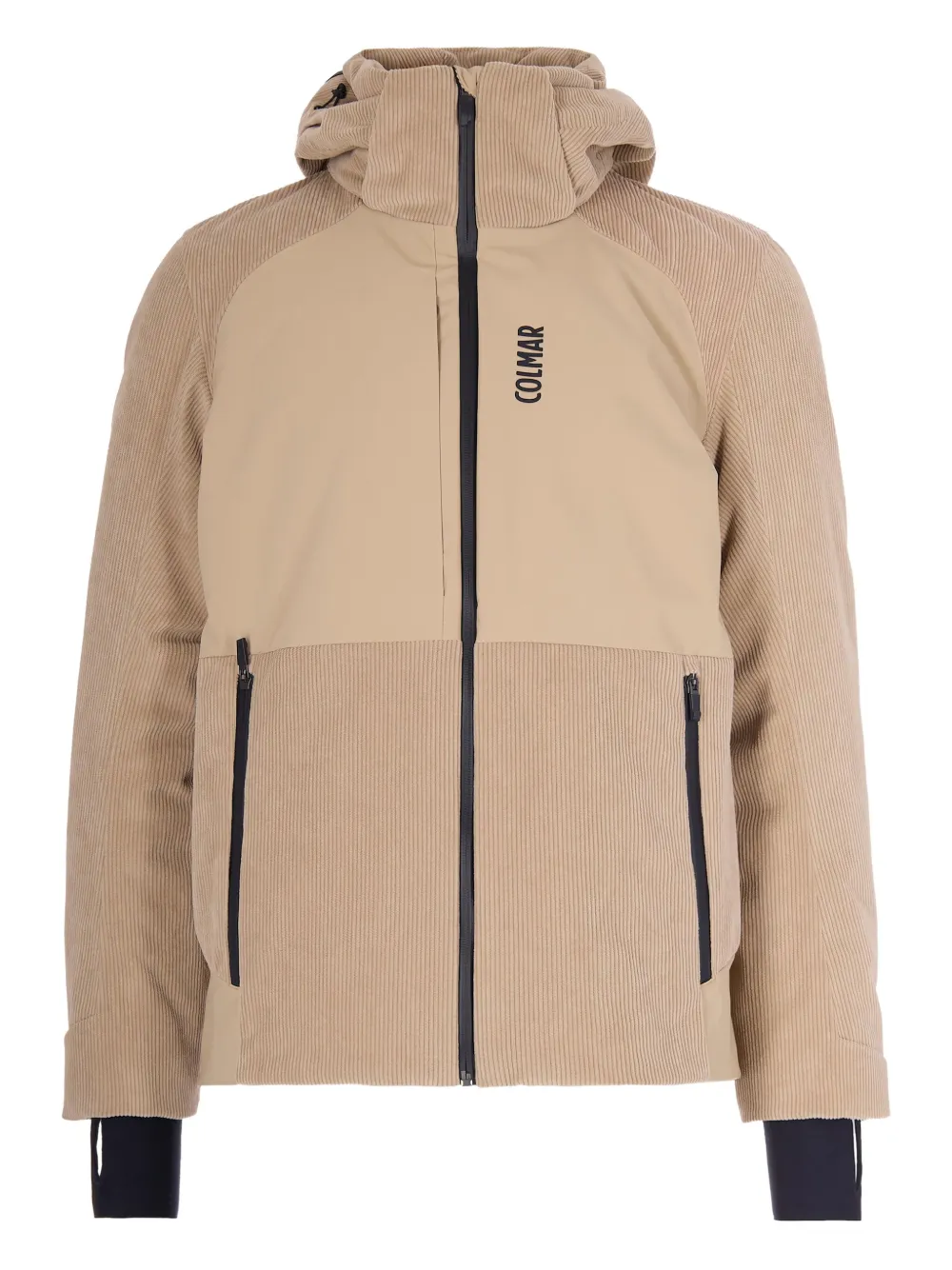 Colmar hooded corduroy ski jacket | Brown | Image 1