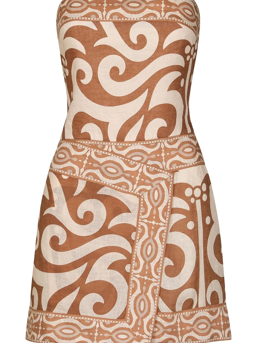 Johanna Ortiz Raíz Ritual patterned mini dress - Bruin