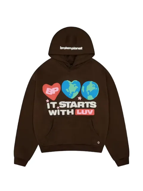 BROKEN PLANET kangaroo-pocket hoodie