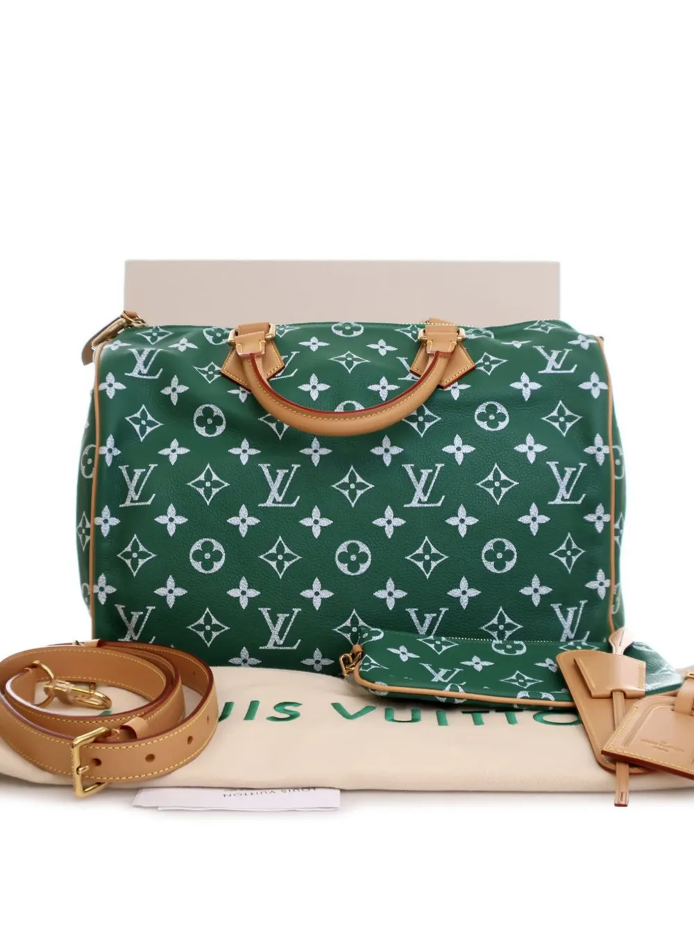 Louis Vuitton Pre-Owned 2024 Monogram Leather Speedy P9 Bandouliere 40 satchel | Pre-owned & Archive | Image 2