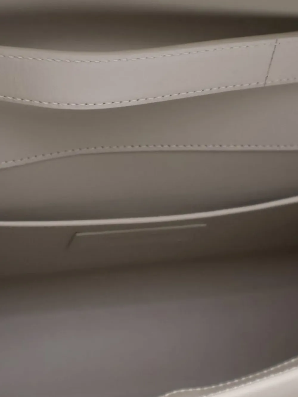 SAINT LAURENT Pre-owned 2021 Medium Leather Manhattan Shoulder Bag In Neutral