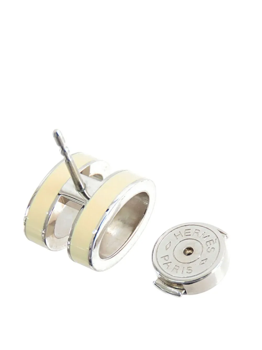 Hermès Pre-Owned aretes Mini Pop H de paladio lacado 2010-2025 | Image 2