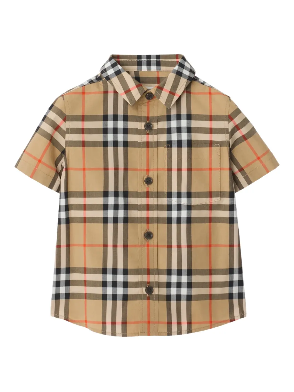 Burberry Kids Camicia a quadri - Marrone