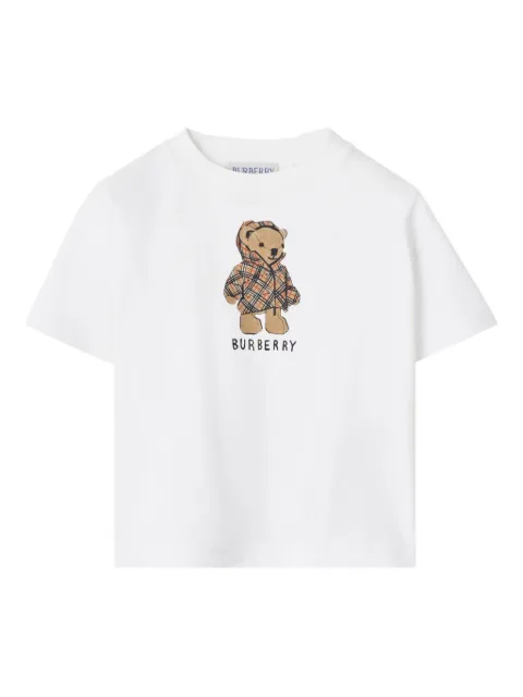 Burberry Kids bear-print cotton T-shirt