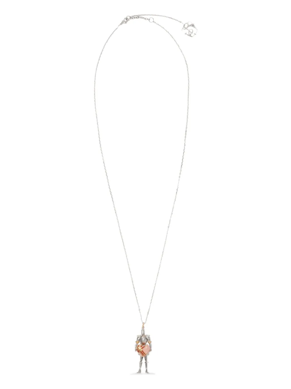 Burberry Collana con pendente Knight Heart - Argento