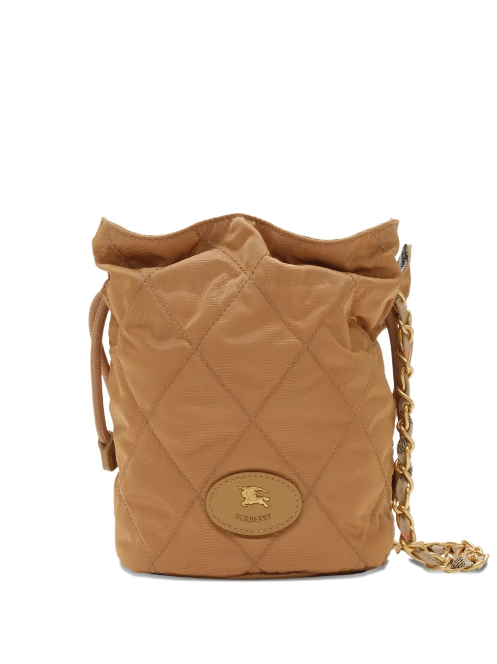 Burberry Borsa a secchiello Horseshoe mini - Marrone