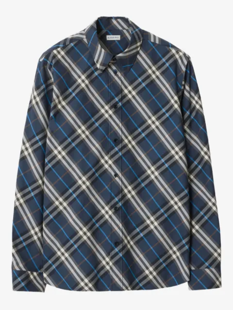 Burberry relaxed fit Check cotton shirt