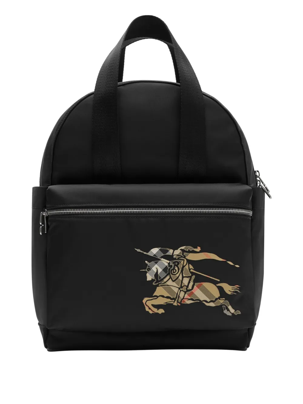 Burberry Kids EKD check baby changing backpack - Nero