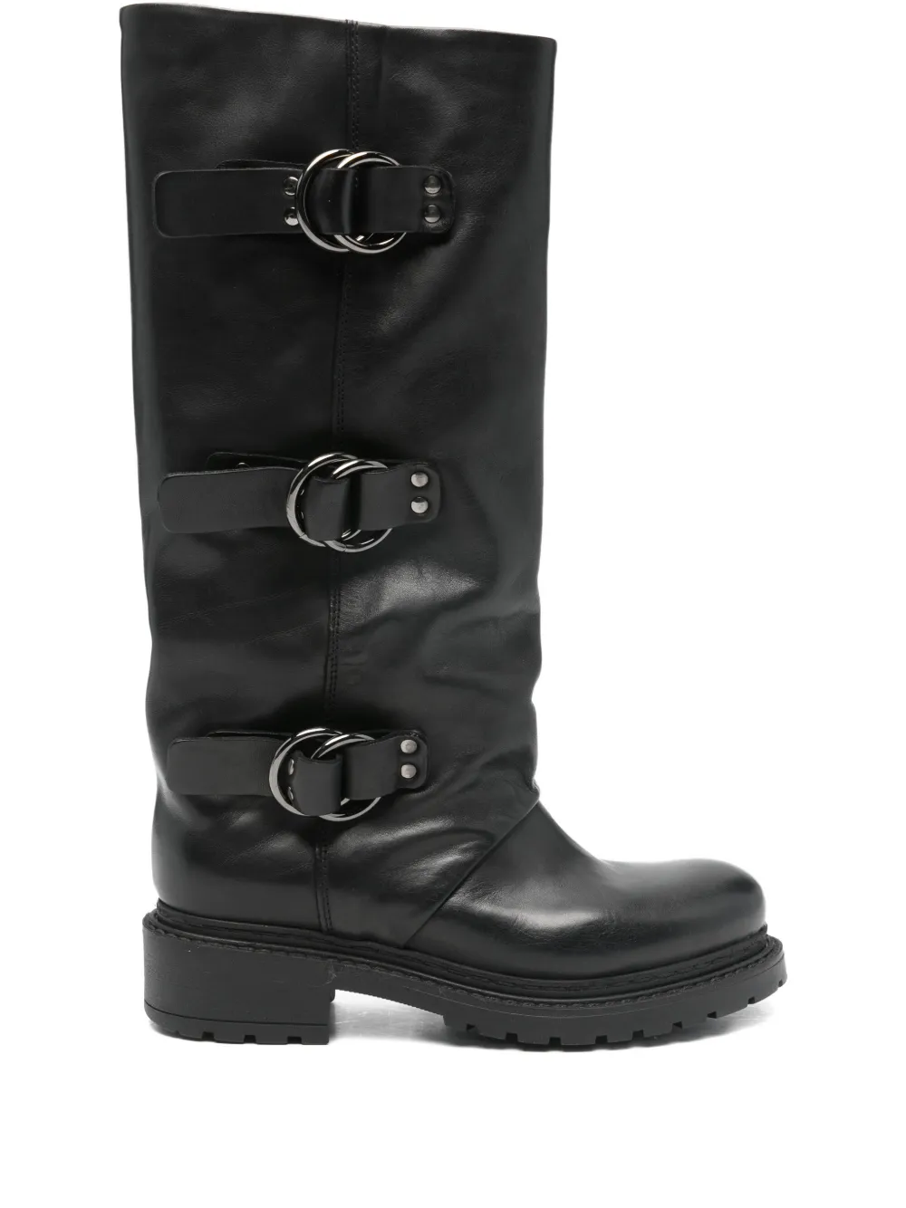 Metisse buckle-detail boots Zwart
