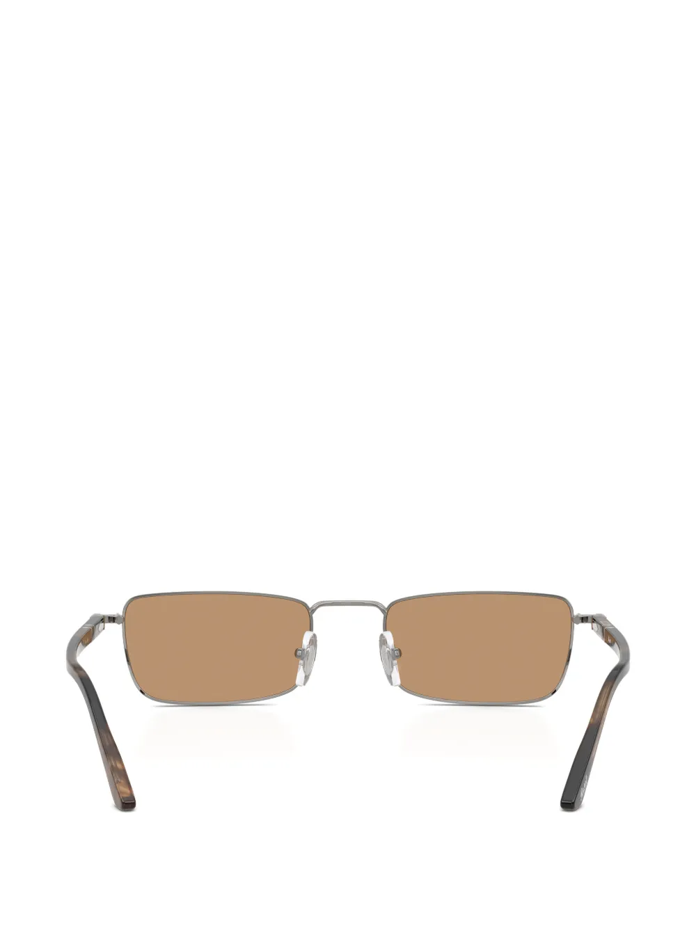 Persol Zonnebril met rechthoekig montuur Grijs