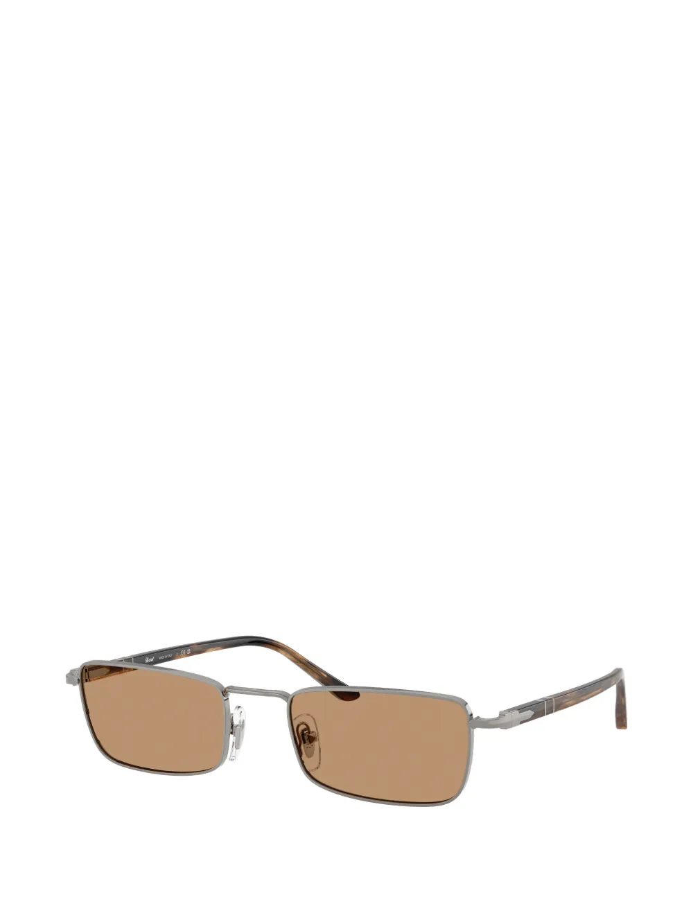Persol Zonnebril met rechthoekig montuur Grijs
