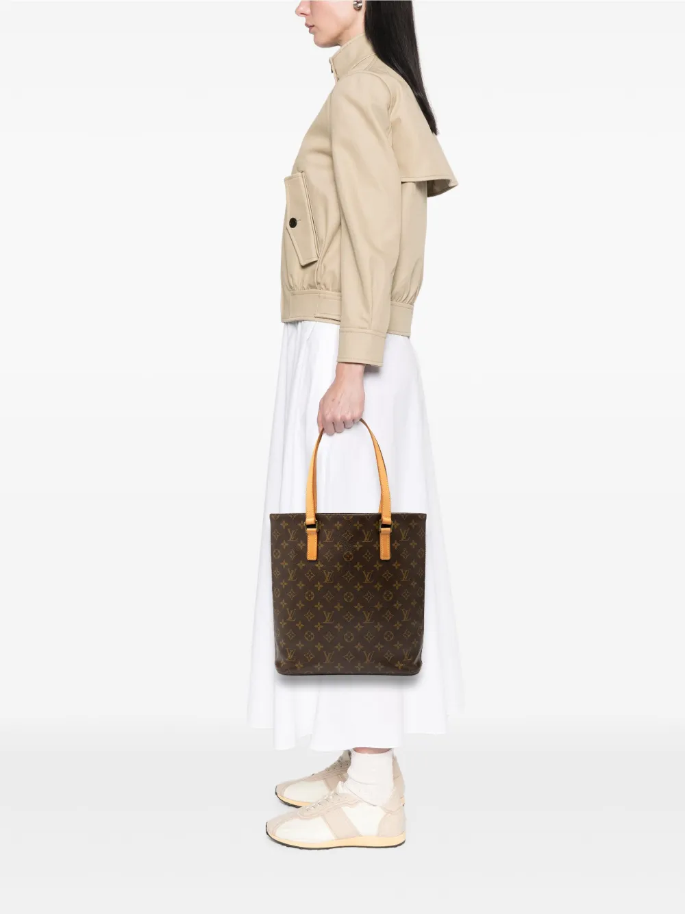 LOUIS VUITTON Pre-owned 2003 Monogram Vavin Gm Tote Bag In Brown