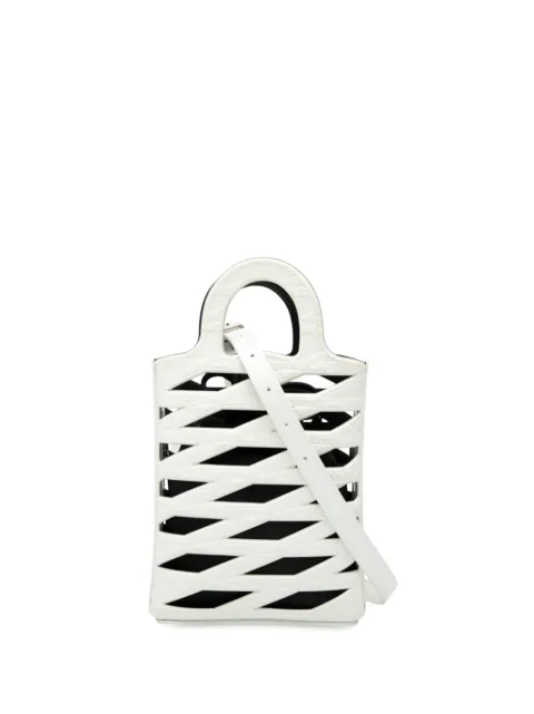 Balenciaga Pre-Owned 2021 Leather Neo Basket Phone Holder satchel